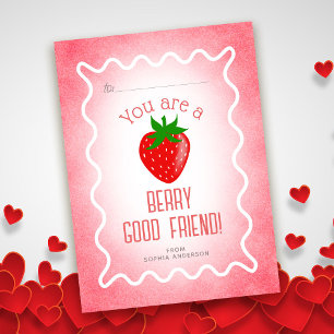 Carte De Correspondance Baiya Meilleur Ami Fraise Classroom Saint-Valentin