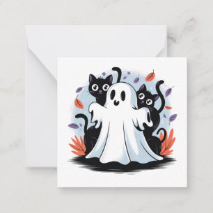 Carte De Correspondance Balade de la Nuit d'Halloween