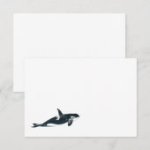 Carte De Correspondance Baleine tueuse (Devant / Derrière)