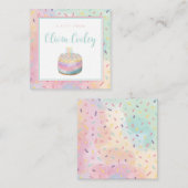 Carte De Correspondance Balise cadeau personnalisée (Devant / Derrière)