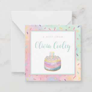 Carte De Correspondance Balise cadeau personnalisée