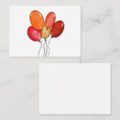 Carte De Correspondance Ballons vibes heureuses (Devant / Derrière)