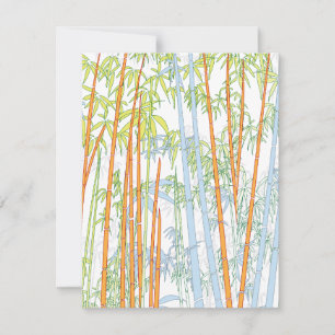 Carte De Correspondance Bambou 3