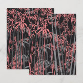 Carte De Correspondance Bambou 5 (Devant / Derrière)