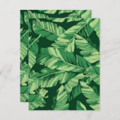 Carte De Correspondance Banane Feuille 2 (Devant / Derrière)