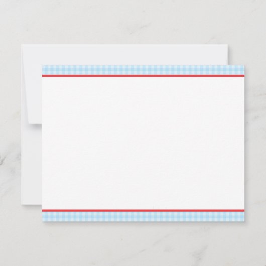 Carte De Correspondance Barnyard Flat Merci Note (Dos)