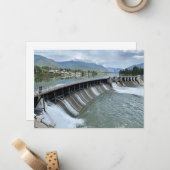 Carte De Correspondance Barrage de Thompson Falls (Devant/Arrière en situation)