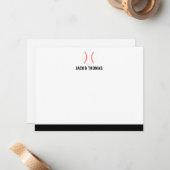 Carte De Correspondance Base-ball plat personnalisé Modern Baseball (Devant/Arrière en situation)