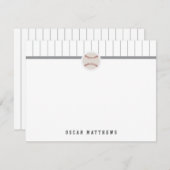 Carte De Correspondance Baseball (Devant / Derrière)