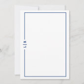 Carte De Correspondance Basic Monogram #1 Flat Note Card (Devant)