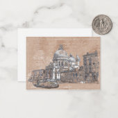 Carte De Correspondance Basilique de Venise (Devant/Arrière en situation)