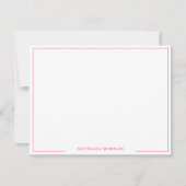Carte De Correspondance Basique simple à chaud (Devant)