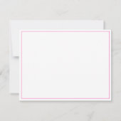 Carte De Correspondance Basique simple à chaud (Dos)
