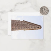 Carte De Correspondance bâtiment Flatiron (Devant/Arrière en situation)