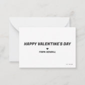 Carte De Correspondance Batman Super Ami | Saint-Valentin (Dos)