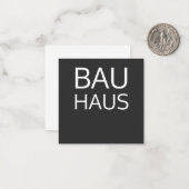 Carte De Correspondance Bauhaus (Devant/Arrière en situation)