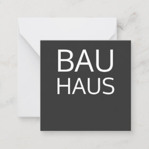 Carte De Correspondance Bauhaus