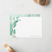 Carte De Correspondance Bayou Botanique | Papeteries (Devant/Arrière en situation)