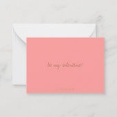 Carte De Correspondance 'be mine' valentine (Dos)