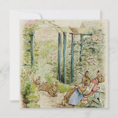 Carte De Correspondance Beatrix Potter Tale des lapins Flopsy (Devant)