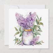 Carte De Correspondance Beau bouquet de violettes (Devant)