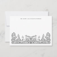 Beau Feuille noir et blanc Mariage de henné