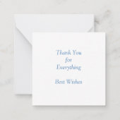 Carte De Correspondance Beau Merci paon majestueux (Dos)