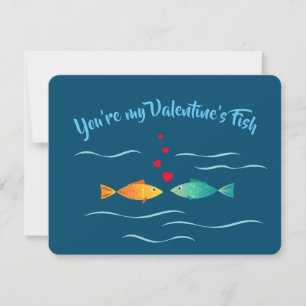 Carte De Correspondance Beau poisson de mer en amour
