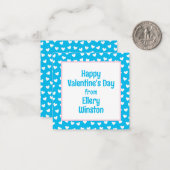 Carte De Correspondance Beaucoup de Coeurs Classroom Valentine's Day Cards (Devant/Arrière en situation)