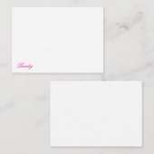 Carte De Correspondance Beauté (Devant / Derrière)