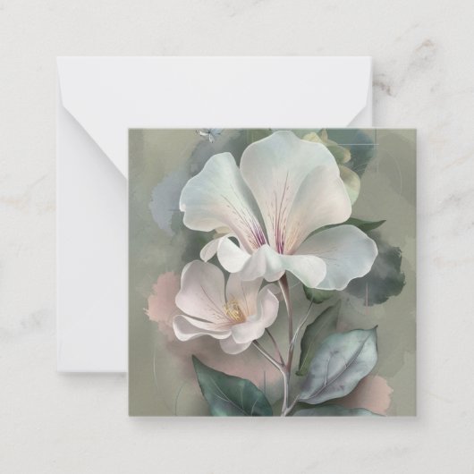 Carte De Correspondance Beauté florale (Devant)