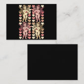 Carte De Correspondance Bébé Cupid Coquette arc Valentines rétros Jour (Devant / Derrière)