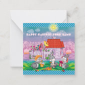 Carte De Correspondance Bébé lapin petit (Devant)