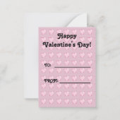 Carte De Correspondance Bee Mine Saint Valentin (Dos)