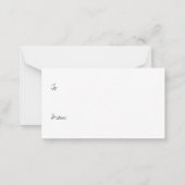 Carte De Correspondance Bee My Valentine Card (Dos)