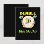Carte De Correspondance Beekeeper Art Bumble Bee Squad (Devant / Derrière)