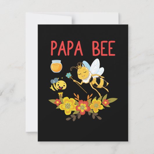 Carte De Correspondance Beekeeper Art Papa Bee 2 (Devant)