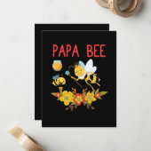 Carte De Correspondance Beekeeper Art Papa Bee 2 (Devant/Arrière en situation)