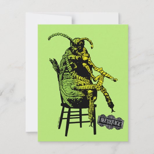 Carte De Correspondance Beetlejuice | Colt à ressort (Devant)