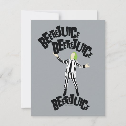 Carte De Correspondance Beetlejus Beetlejus Beetlejus (Devant)