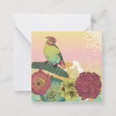 Carte De Correspondance Belle florale sur mesure (Dos)