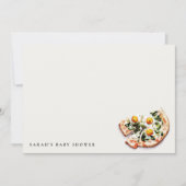 Carte De Correspondance Belle livraison spéciale Pizza Baby shower Party (Devant)