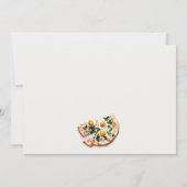 Carte De Correspondance Belle livraison spéciale Pizza Baby shower Party (Dos)