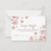 Carte De Correspondance Belle raffle Pastel Diaper pour bébé (Devant)