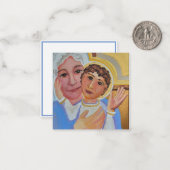 Carte De Correspondance Bénédiction de Jésus (Devant/Arrière en situation)