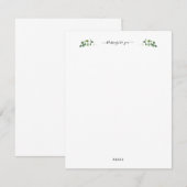 Carte De Correspondance Bénédiction pour vous Nom personnalisé (Devant / Derrière)