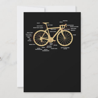Carte De Correspondance Bicycle Cycling Anatomy Road