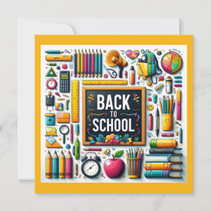 Carte De Correspondance Bienvenue à l'école