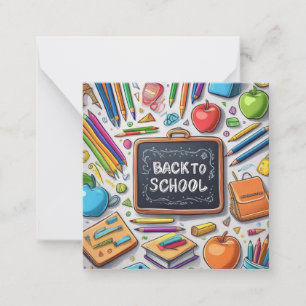 Carte De Correspondance Bienvenue à l'école !