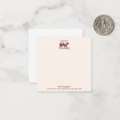 Carte De Correspondance Bienvenue à l'ours de Californie (Devant/Arrière en situation)